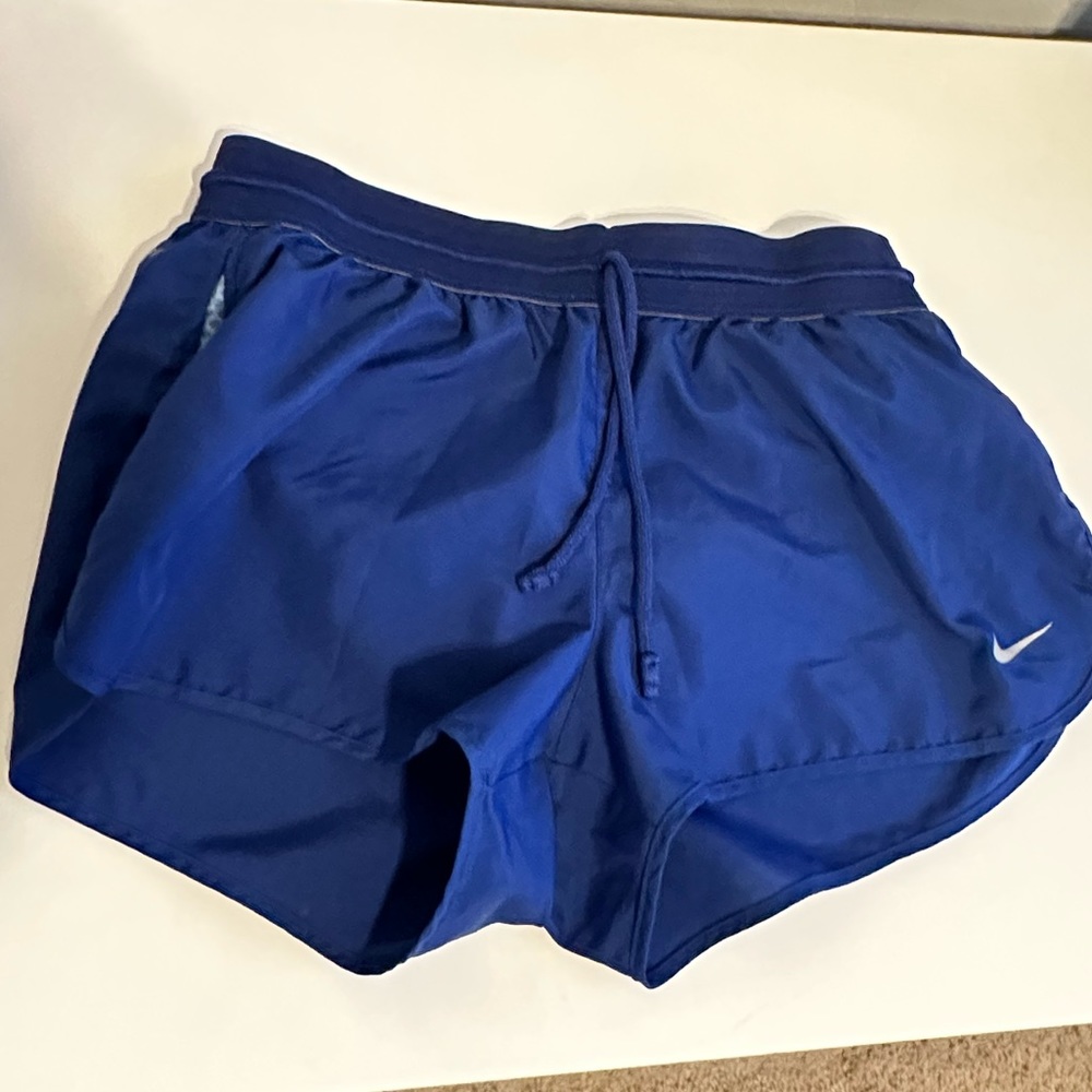 NIKE WOMENS SHORTS (BLUE) (SMALL)